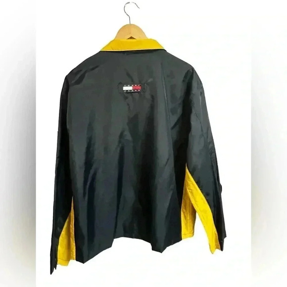 Vintage 90s Tommy Hilfiger Tommy Jeans Rain Jacket Windbreaker XL RARE - Picture 4 of 9